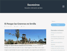 Tablet Screenshot of escoteiros.org